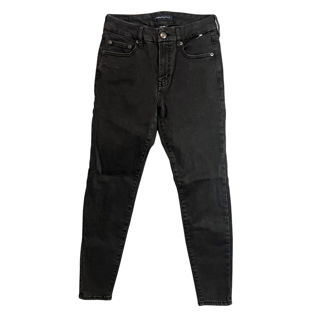 Aeropostale High Rise Curvy Jegging Women's Size 6 Regular Black Jeansβ Stretch
